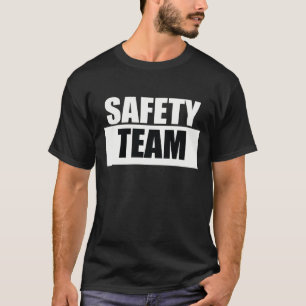 CAMISETA CONCIENCIA DEL EQUIPO DE LA SEGURIDAD