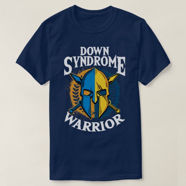 Camiseta Conciencia del Guerrero del Síndrome de Down (Diseño del anverso)