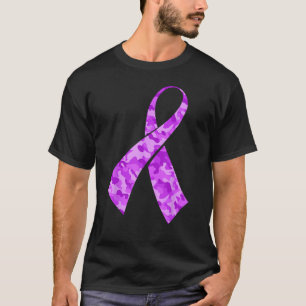 Camiseta conciencia del lupus lupus de la cinta púrpura