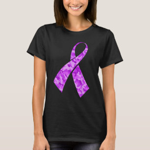 Camiseta conciencia del lupus lupus de la cinta púrpura