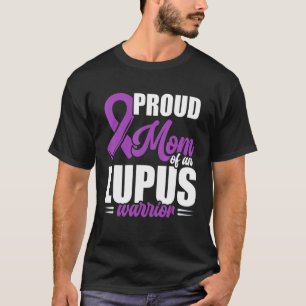 Camiseta Conciencia Del Lupus Orgullosa Madre De Un Guerrer