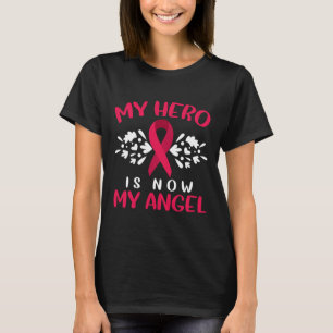 Camiseta Conciencia del Mieloma Múltiple Mi héroe ahora es 