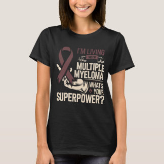 Camiseta Conciencia del Mieloma Múltiple Superpoder del Mie