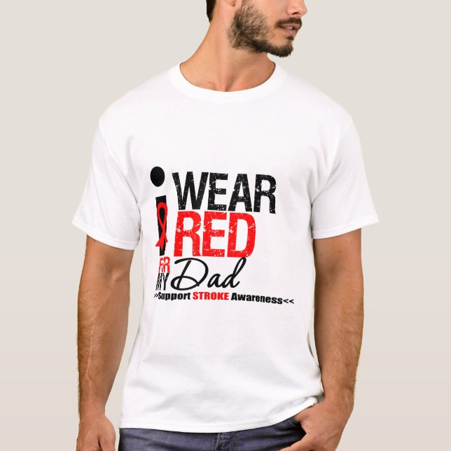 Camiseta Conciencia del movimiento llevo la cinta roja para (Anverso)