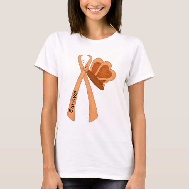 Camiseta Conciencia del naranja del superviviente (Anverso)