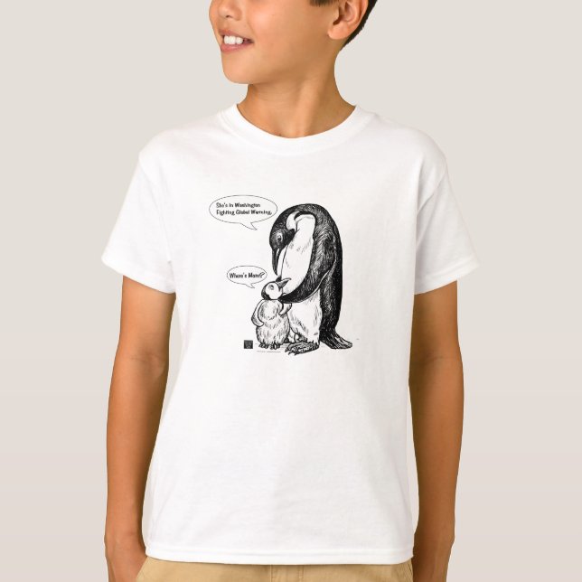 Camiseta Conciencia del pingüino (Anverso)