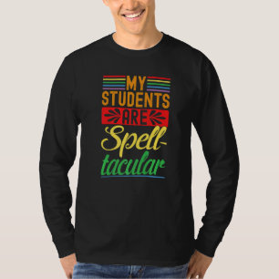 Camiseta Conciencia del profesor sobre dislexia Terapeuta d