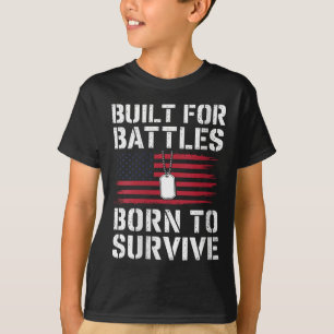 Camiseta Conciencia Del Ptsd Femenino Bandera Americana Apo