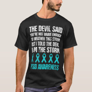 Camiseta Conciencia Del Ptsd Por Estrés Traumático