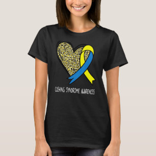 Camiseta Conciencia del Síndrome de Cushing Corazón de Leop
