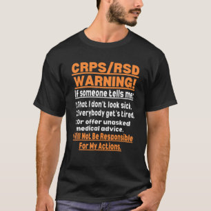 Camiseta Conciencia del síndrome de dolor regional complejo