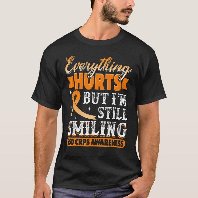 Camiseta Conciencia del Síndrome de Dolor Regional Complejo (Anverso)