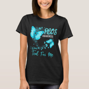 Camiseta Conciencia del síndrome de ovario poliquístico Lle