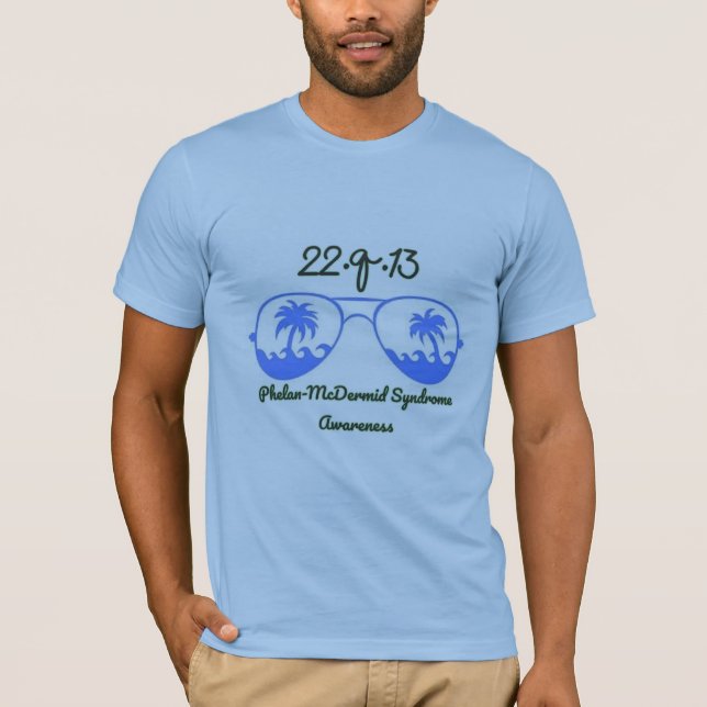 Camiseta Conciencia del síndrome de Phelan-McDermid (Anverso)