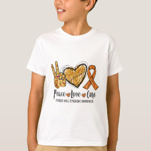 Camiseta Conciencia del Síndrome de Prader-willi Paz Amor C