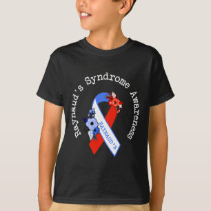 Camiseta Conciencia del Síndrome de Raynaud Soporte Floral