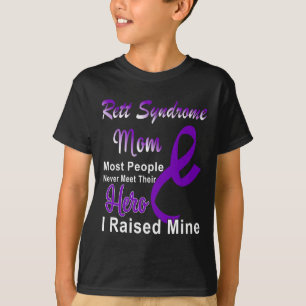 Camiseta Conciencia del Síndrome de Rett Mamá Familia del T