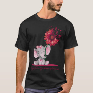 Camiseta Conciencia del Síndrome de Sturge-weber Elefante L