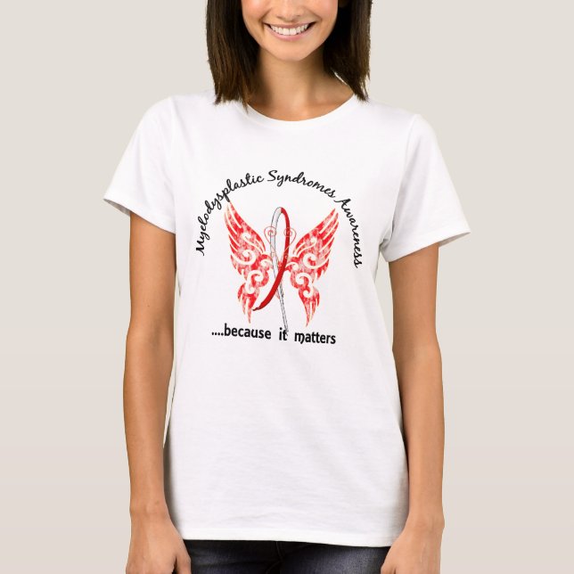 Camiseta Conciencia del Síndrome Mielodisplásico MDS (Anverso)