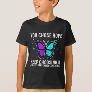 Camiseta Conciencia del Suicidio Apoyo Conciencia de Preven