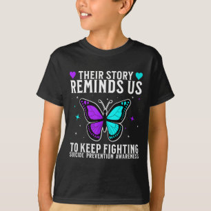 Camiseta Conciencia del Suicidio Apoyo Conciencia de Preven