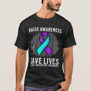 Camiseta Conciencia del Suicidio Apoyo Conciencia de Preven