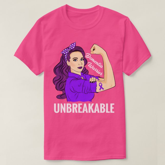 Camiseta Conciencia demencista Guerrero Cognitivo Mental Un (Diseño del anverso)