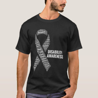 Camiseta Conciencia Discapacidad Respeto Acceso Cuidado Def