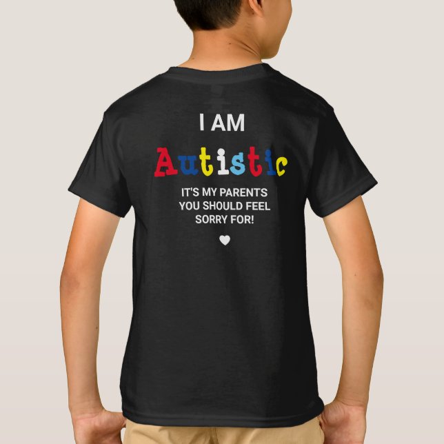 Camiseta Conciencia divertida del autismo | TEA (Reverso)