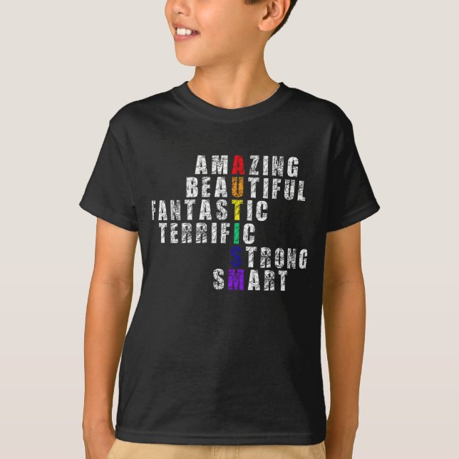 Camiseta Conciencia elegante fantástica hermosa asombrosa (Anverso)