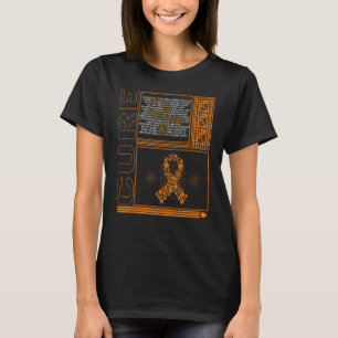 Camiseta Conciencia EPOC Curar EPOC Cinta Naranja Mariposa