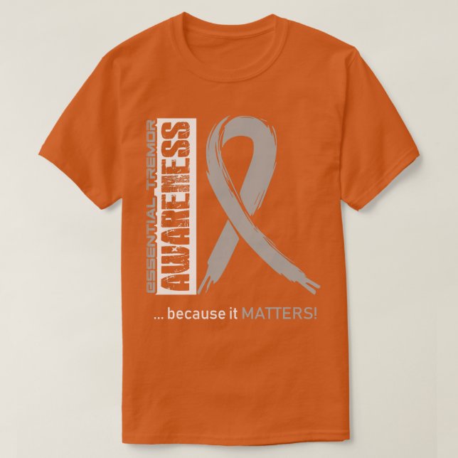 Camiseta Conciencia Esencial De Temblores Porque Su Importa (Diseño del anverso)