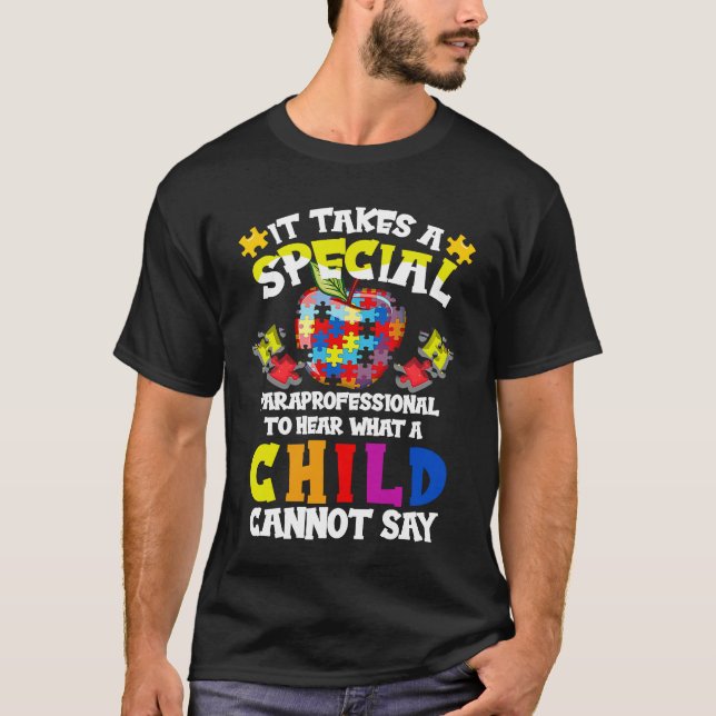 Camiseta Conciencia especial sobre el autismo parapolicial (Anverso)