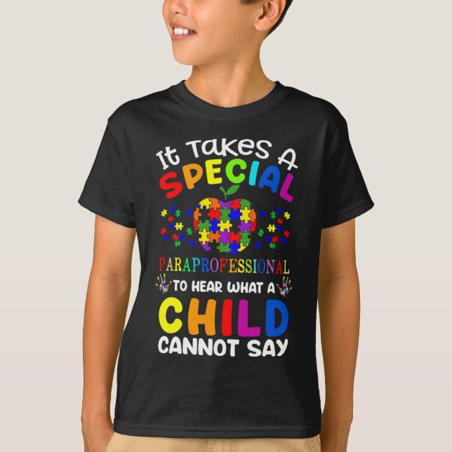 Camiseta Conciencia especial sobre el autismo parapolicial (Anverso)