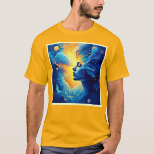 Camiseta Conciencia estrellada Energía espiritual