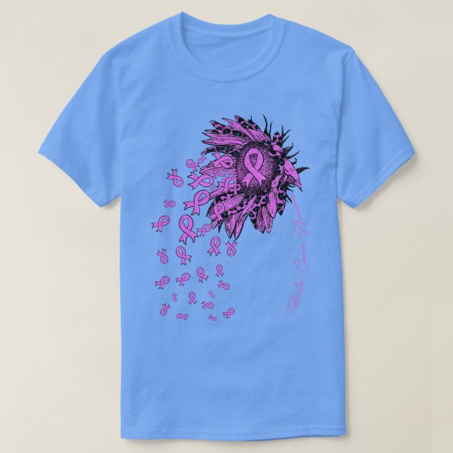 Camiseta Conciencia Flores de cinta giratoria caen 1 (Diseño del anverso)