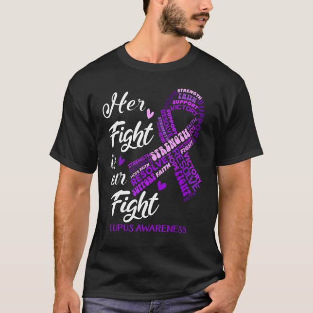 Camiseta Conciencia Lupus Su Lucha Es Nuestra Lucha (Anverso)