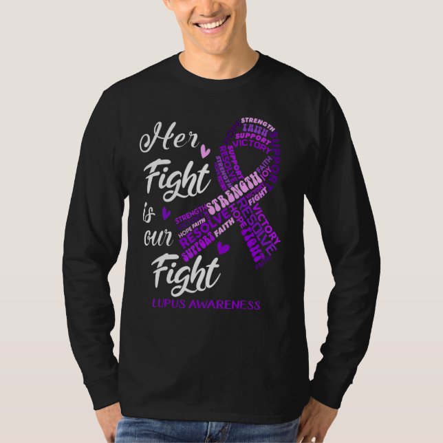 Camiseta Conciencia Lupus Su Lucha Es Nuestra Lucha (Anverso)