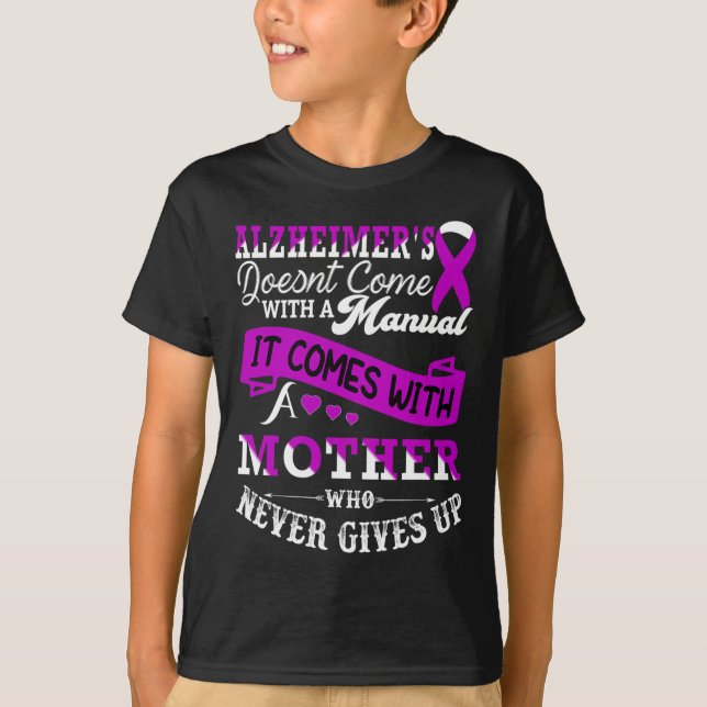 Camiseta Conciencia madre apoyo Heimer Warrier Mamá (Anverso)