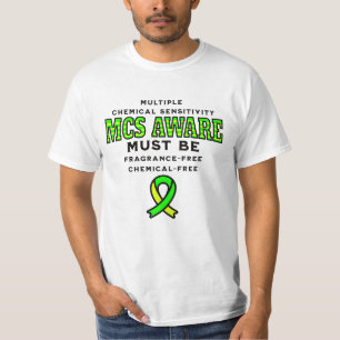 Camiseta Conciencia MCS de sensibilidad química múltiple