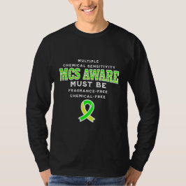 Camiseta Conciencia MCS de sensibilidad química múltiple