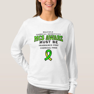Camiseta Conciencia MCS de sensibilidad química múltiple