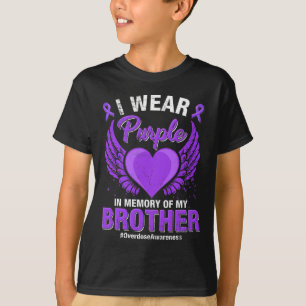 Camiseta Conciencia Memoria Púrpura De Mi Hermano 2