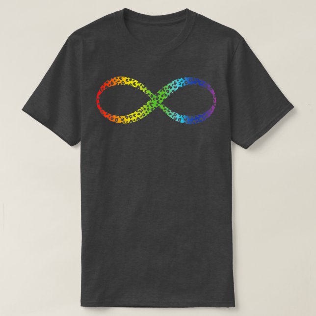 Camiseta Conciencia neurodivergente Autismo del arcoiris in (Diseño del anverso)