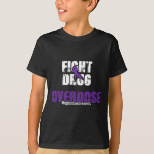 Camiseta Conciencia Opioide sobre la sobredosis de fármacos