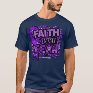 Camiseta Conciencia pancreática Cinta Fe por miedo a Leopar