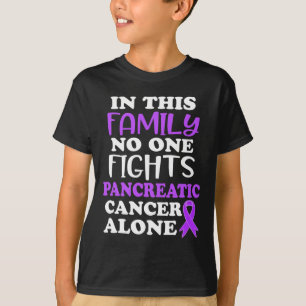 Camiseta Conciencia Pancreática Sobre El Cáncer En Este Púr