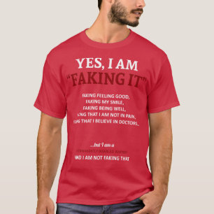 Camiseta Conciencia permanente para discapacitados Lo Estoy