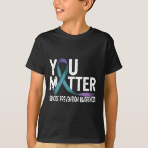 Camiseta Conciencia Prevención Apoyo Materia Positivo