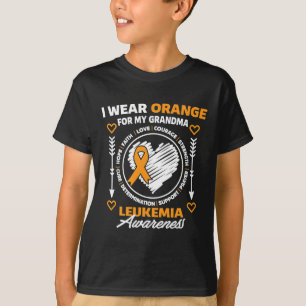 Camiseta Conciencia Que Uso Naranja Para Mi Abuela Nana